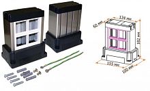 Напольная башенка, сдвоенная, на 4 модуля Mosaic 45x45 | код LAN-WA-TWR2-F45/4 | LANMASTER