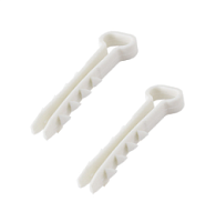 Дюбель-хомут для плоского кабеля 5-10мм белый (100шт) TDM | код SQ0539-0031 | TDM