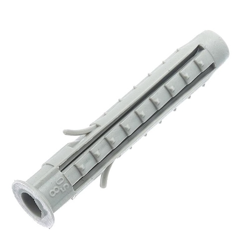 Дюбель 8х40 распорный с манжетом шипами и усами европодвес (уп.20шт) СТРОЙМЕТИЗ UTORM2330101