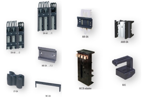 Адаптер с 2 монт. шин. DA-60/63/108/2 | код 001696092 | ETI