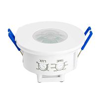 Датчик движения ИК встраиваемый 1200w 360 градусов 8м IP54 белый | код 51519 | Feron