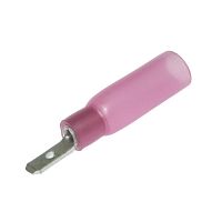 Клемма ножевая изолированная M-типа (вилка) RUICHI MDD 1.25-110 (8) мм, HST, красная | код 108168 | Ruichi