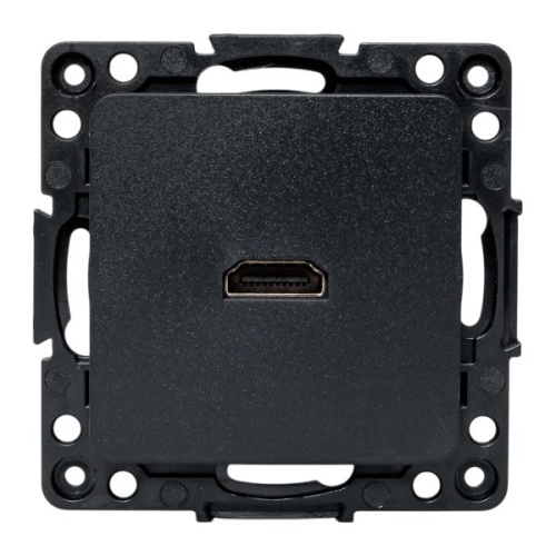 Стокгольм Механизм розетки HDMI черный EKF | код EZA00-327-10 | EKF фото 3