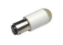 Светодиодная лампа СКЛ-2Б-ЖМ-2-12, желтая, матовая, 12В 50Гц/пост., цоколь B15d/19, УХЛ2.1 | код A8021-79688417 | Каскад-Электро