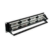 Патч-панель 19', 48хRJ-45, UTP, Cat.5e, 2U | код 10-0405 | SUPRLAN