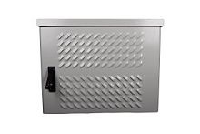 Шкаф уличный всепогодный настенный 9U (Ш600 ? Г300), передняя дверь вентилируемая | код ШТВ-Н-9.6.3-4ААА | ЦМО