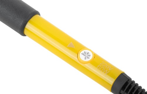 Паяльник 220 В с регулировкой температуры, керамический нагревательный элемент, 60 Вт | код 60497 | FIT фото 7