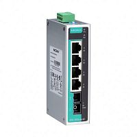 Коммутатор EDS-205A-S-SC-T 5 port switch, 4 x 10/100 TX, 1 x 100 FX (singlemode), dual power, t:-40/+75 | код 00-06031622 | MOXA