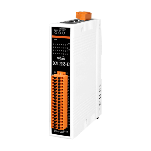 ECAT-2055-32 CR EtherCAT Slave I/O Module with Isolated 16-ch DO and 16-ch DI (RoHS) | код 00-06110925 | ICP DAS