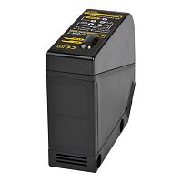 Фотоэлектрические датчики с универсальным питанием и функцией таймера прямоугольный 25x65?80мм, материал корпуса: пластик (поликарбонат), диффузный, положение излучателя/приемника фронтальное, инфракрасный LED (940нм), расстояние срабатывания: 700мм, врем