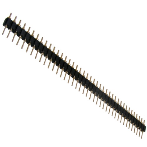 Штырь для плат 2.54 мм RUICHI PSLM-1х40, 40 контактов | код 61752 | Ruichi