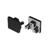 Заглушка SL-MINI-10 BLACK глухая пластик (комплект) Arlight 049414