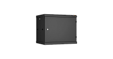Настенный разборный шкаф TLK 19, 9U, металлическая дверь, Ш600хВ503хГ450мм, 2 пары монтажных направляющих, черный | код TWC-096045-R-M-BK | TLK
