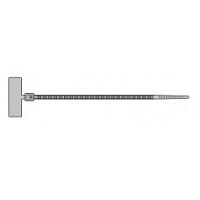 532 110BT, Кабельная стяжка 2,5x110 с маркировочной площадкой 8х25, YKB MCV 2,5x110 BE, Белая | код 0.0.0.5.32110BT | KLEMSAN