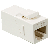 Повторитель портов RJ-45, неэкранированный, 90 градусов, кат.6, формата Keystone, белый | код LAN-KCP45U6/90-WH | LANMASTER