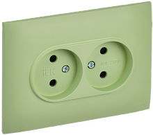 SKANDY Роз. 2-я без з/к с з/ш 10А сб. SK-R09M мятн. IEK | код SK-R23-10-K06-F | IEK