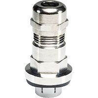 Кабельный ввод, 16 мм, snap-In, диапазон обслуживаемых кабелей 5-10 мм, IP68, латунь, тип покрытия: никель | код Z5.504.5021.0 | Wieland