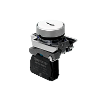 Кнопка плоская белая, маркировка стрелка вверх, 1NO, IP65, металл MTB4-BA12551 | код 137121 | MEYERTEC