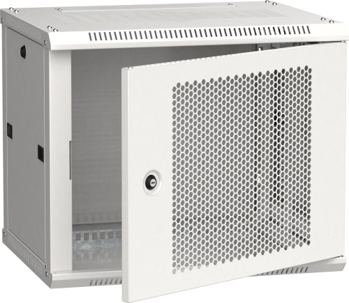 ITK Шкаф настенный LINEA W 9U 600х450мм дверь перфорированная RAL 7035 | код LWR3-09U64-PF | IEK ITK Шкаф настенный LINEA W 9U 600х450мм дверь перфорированная RAL 7035 | код LWR3-09U64-PF | IEK