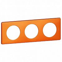 Рамка 3 поста CELIANE, оранж пунктум | код. 068763 | Legrand