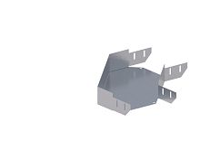 Лоток монтажный угловой 90 горизонтальный ЛУ90Г.200.65.428.1.1 | код Н0121310424 | СОЭМИ Ст.Оскол