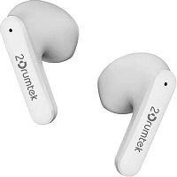 Гарнитура вкладыши A4Tech 2Drumtek B20 TWS белый беспроводные bluetooth в ушной раковине (B20 GRAYISH WHITE) | код 1809011 | A4TECH