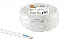 Провод ПУСП 2х1.5 (бухта 50м) белый Народный ТРТС | код SQ0126-0031 | РЭМЗ ТМ