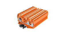 TP10-3-OG Клемма серии TC 1-2 проходная Push-in, сеч.10мм2, оранж., шт | код TP10-3-OG | SUPU