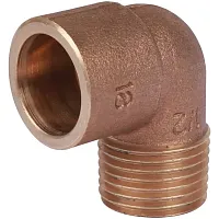 Уголок переходной бронза пайка 18 х 1/2' НР, модель 4092g (140921812) | код RG008TBA0RQ5CF | Sanha