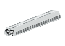 241353 Клемма TB концевая проходная 2-2 с бок. подключ. с защелк. ножками, светло-сер., шт | код 241353 | SUPU