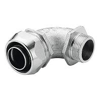 Угловая 90° муфта штуцерного типа Metal 2000 - внутренний ∅ 26,5 мм - резьба PG 2 | код 063689 | Legrand