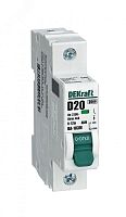 Выключатель автоматический без теплозащиты 1P 20А х-ка C 6кА ВА-103M | код 12503DEK | Dekraft