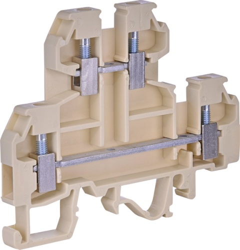Клемма винтовая двухуровневая VS 2.5 NA (2,5 mm2_бежевая) | код 003901243 | ETI Клемма винтовая двухуровневая VS 2.5 NA (2,5 mm2_бежевая) | код 003901243 | ETI