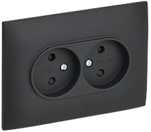 SKANDY Роз. 2-я без з/к с з/ш 10А сб. SK-R09G граф. IEK | код SK-R23-10-K53-F | IEK