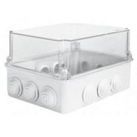 690 543, Распределительная коробка с заглушками IP65 - высокая прозрачная крышка KJTS 3123-D Halogen Free | код 0.0.0.6.90543 | KLEMSAN