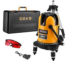 Уровень лазер. Deko LL57 PRO SET 2 PREMIUM 2кл.лаз. 635нм цв.луч. красный (065-0104-1) | код 1620842 | DEKO