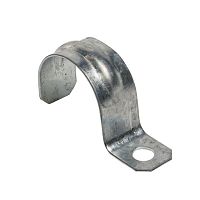 Скоба металлическая однолапковая d21-22мм. (100шт.) | код. sm-1-21-22 | EKF