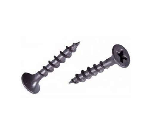 Саморез гипсокартон/дерево черный 3,5х16 | код screw-GD-16-sht | Крепдил Саморез гипсокартон/дерево черный 3,5х16 | код screw-GD-16-sht | Крепдил