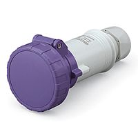 Разъем пром. силовой CEE кабельный, гнездо, 16A, 2P, 20_25VAC 50/60Hz, IP66/IP67, серия IEC309 | код 335.1605 | Scame