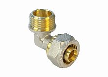 Угольник обжимной с переходом на НР 26х1дюйм (100/5) К | код VF.353.N.026100 | VALFEX