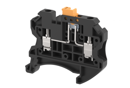 Клемма проходная винтовая 4 мм2, с размыкателем, на 2 подключения, черная TQK4-BLACK | код 1203120005 | Elmex Клемма проходная винтовая 4 мм2, с размыкателем, на 2 подключения, черная TQK4-BLACK | код 1203120005 | Elmex
