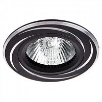 Светильник встраиваемый ALUM MR16 GU5.3 черный 22x80MM | код ALUM05BL-DL50GU5.3 | LuminArte