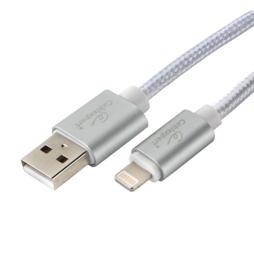 Кабель Cablexpert для Apple CC-U-APUSB02S-3M, AM/Lightning, серия Ultra, длина 3м, серебристый, блистер | код CC-U-APUSB02S-3M | Cablexpert Кабель Cablexpert для Apple CC-U-APUSB02S-3M, AM/Lightning, серия Ultra, длина 3м, серебристый, блистер | код CC-U-APUSB02S-3M | Cablexpert