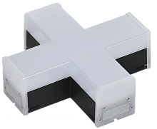 Светильник LED X-образн. 1010 12Вт 6500К 180х180мм чер. IEK | код LT-LDCK-X-1010-12-65-K02 | IEK