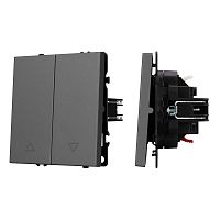 Механизм выключателя управления шторами SWT-NOBE-MKR2-SFPL-GR 230В 10А Arlight 054275