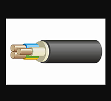Кабель силовой ВВГнг(А)-LS 3х16 (N, PE)-0.660 однопроволочный | код 0440600001 | Алюр