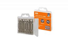 Набор бит №2, 10 бит: PH2x10, сталь S2 в пластиковом держателе, «Алмаз» TDM | код SQ1019-0102 | TDM