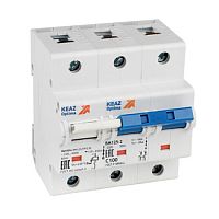 Выключатель автоматический модульный с независимым расцепителем OptiDin BM125-2D80-НР-14ln-УХЛ3 | код 336372 | КЭАЗ