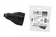 Кабельная розетка 2П+3 черная 16А 250B серии Народная | код SQ1806-0412 | TDM НАРОДНЫЙ