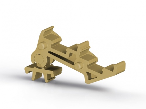 498 210, Двойной держатель маркировочных элементов для PYK 2,5 - 2F (бежевый), PYK 2,5 ETS2 | код 0.0.0.4.98210 | KLEMSAN 498 210, Двойной держатель маркировочных элементов для PYK 2,5 - 2F (бежевый), PYK 2,5 ETS2 | код 0.0.0.4.98210 | KLEMSAN